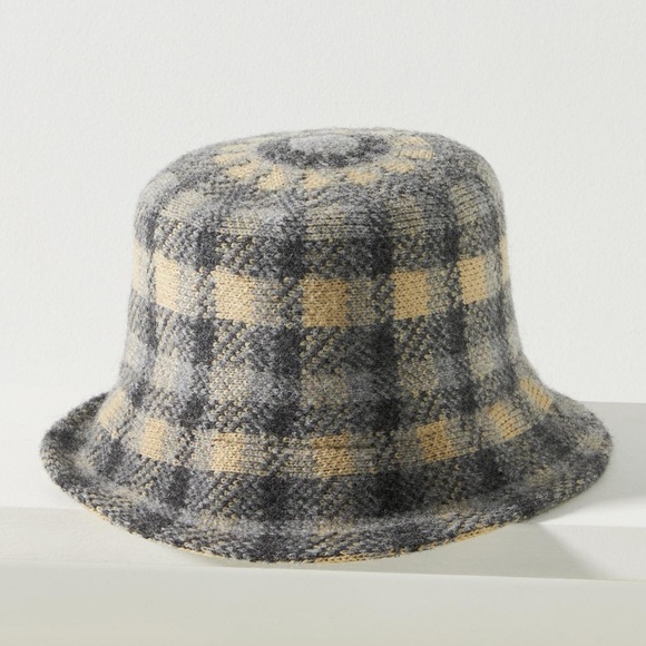 Anthropology Plaid Bucket Hat. NWOT & perfect condition. - Picture 3 of 9